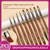 ANNIES Nail Art Brushes 9/5 PCS DIY Painting Flower Brush Powder Acrylic UV Gel Drawing Dotting Tools Stripes Lines Nail Brush 1
