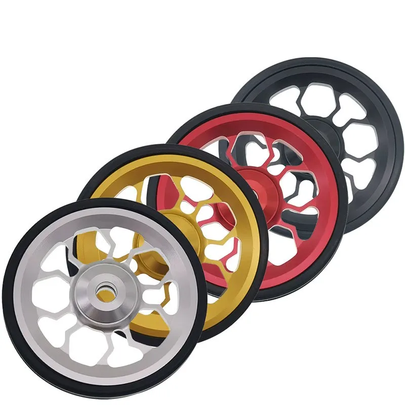 Liteproelite Bike Easy Wheel Large 61Mm Spider Shape Easy Wheels Cuscinetto Modificato Allargato Rolling Wheel Per Bicicletta Brompton