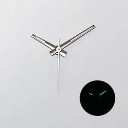 Polished Rose Gold, Silver, and Gold Luminous Watch Hands - High Quality Aiguilles (Silver)
