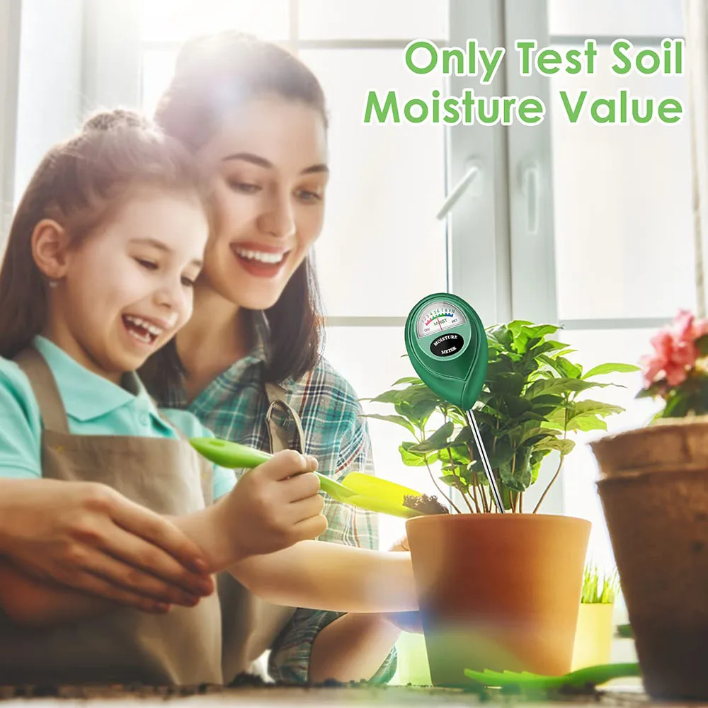 Soil Moisture Hygrometer Sensor for Gardening and House Plants, Battery-Free