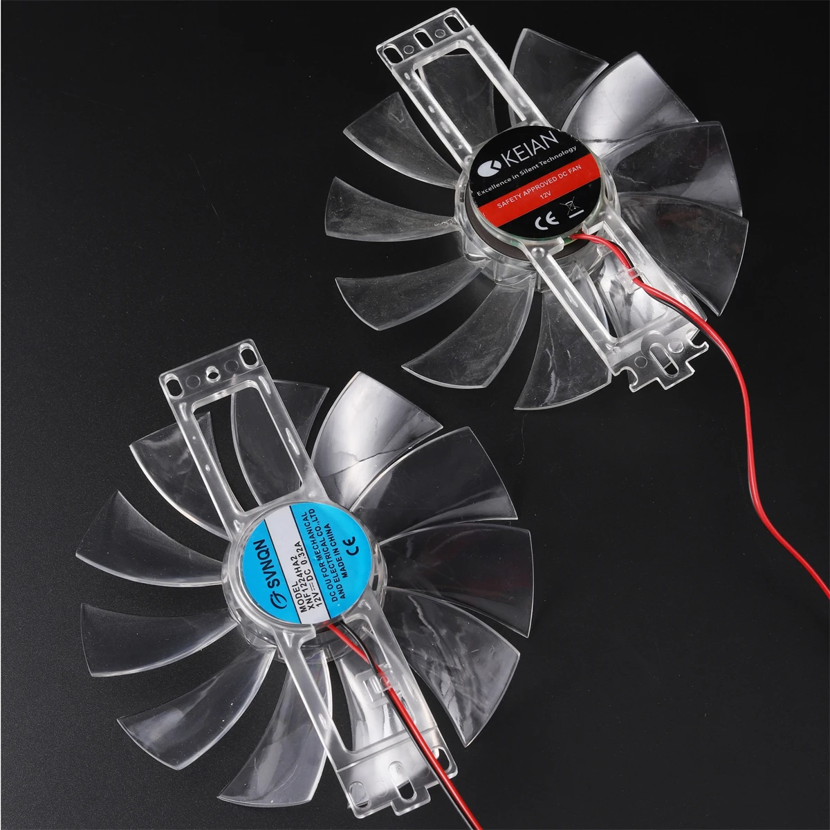 Brushless Fan DC 12V 0.35A/0.32A Chicken Incubator Accessories Cooling Fan Transparent Color Plastic Material Cooling 1 Pc chicken incubator cooling fan