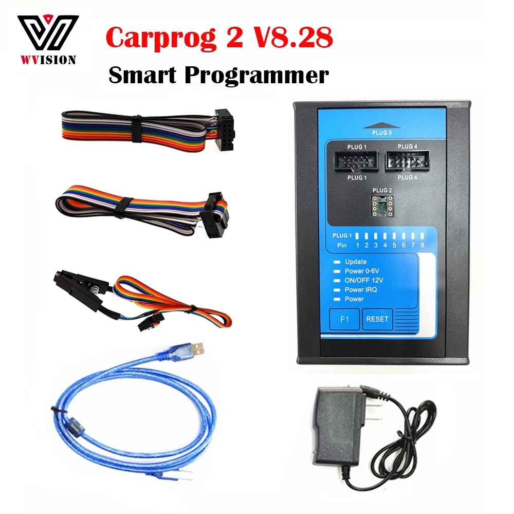 

New Carprog 2 8.28 Car Prog II ECU Programmer for Engine SRS Radio Instruments Carprog2 PK Carprog Iprog Orange5