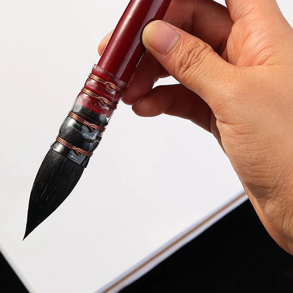 1Pcs Artist Hand-Painting Drawing Brushes Professional Watercolor Brush Pen for Water Color Painting Drawing School Art Supplies 6