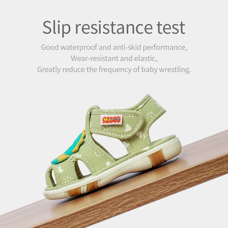 Baby Cartoon Shoes for 0-3 Years Old Bibi Sound Toddler Sandals First Walker Spring Autumn Soft Sole Slippers Infant Supplies 5