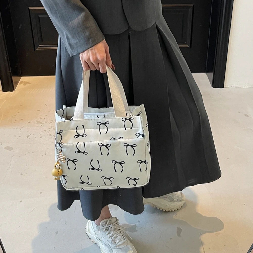 Canvas Lunch Bag for Women Work Picnic Travel