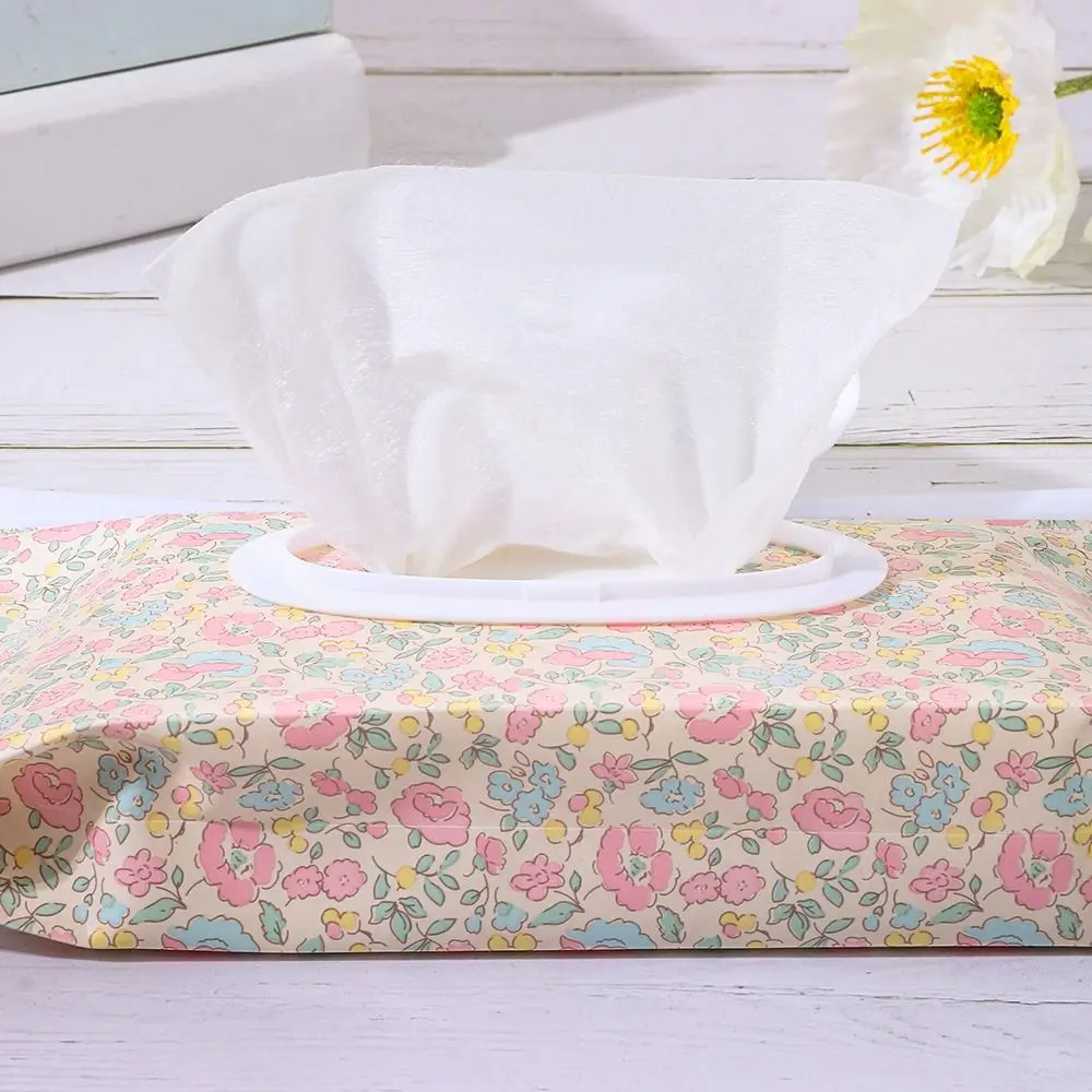 Wet Wipes Bag Portable Baby Wet Wipe Pouch Wipes Holder Case Flip Cover Snap Reusable Wet Wipe Bag Outdoor Useful Tissue Box 3