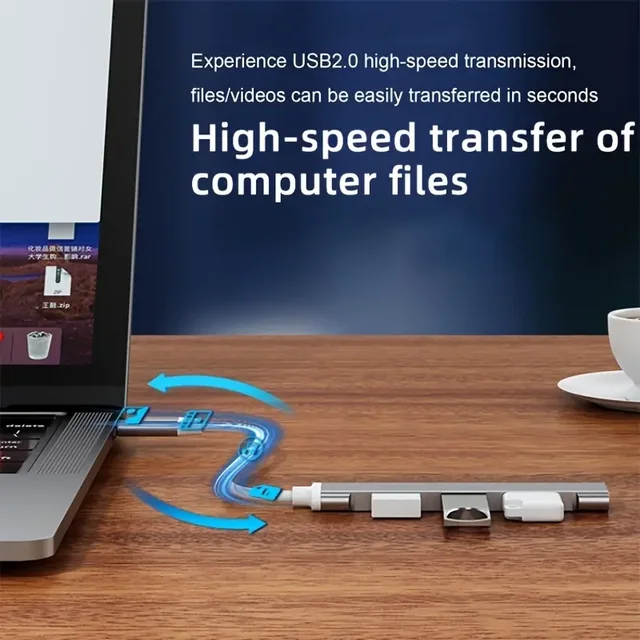 Hub USB 3,0 de 4 puertos, divisor tipo c de alta velocidad, 5gbps, para PC, accesorios de ordenador, multipuerto, 4 puertos USB 3,0 2,0 4