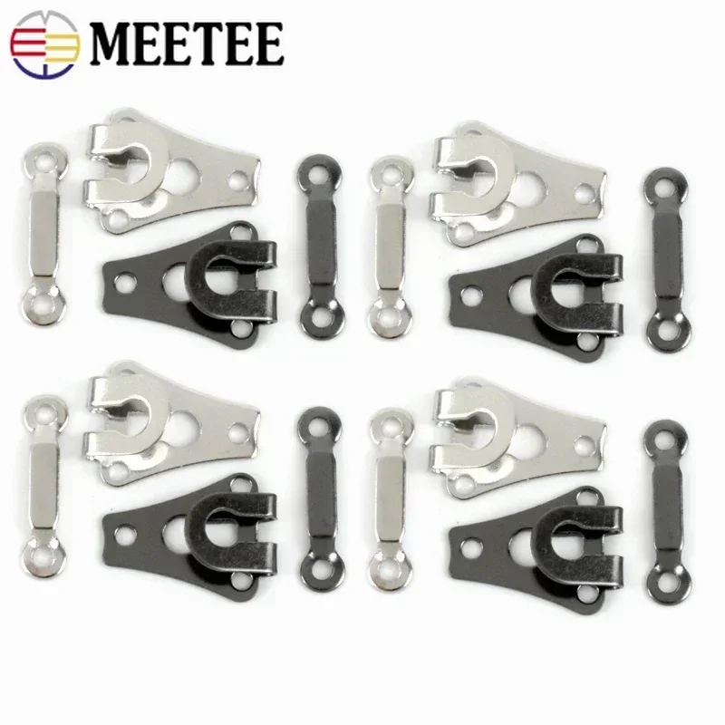 20-100Sets Metal Garment Hook Pant Trousers Button Suit Coat Adjuster Buckle Women Skirt Invisible Clasp DIY Sewing Accessorie 2