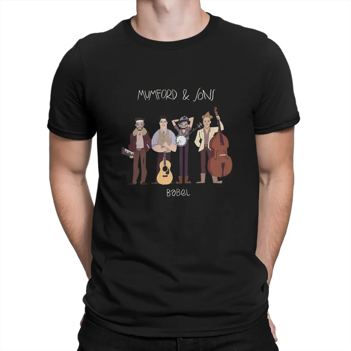 

Babel T Shirts Men's Awesome T-Shirts Round Neck Mumford And Sons Tee Shirt Short Sleeve Tops Printed