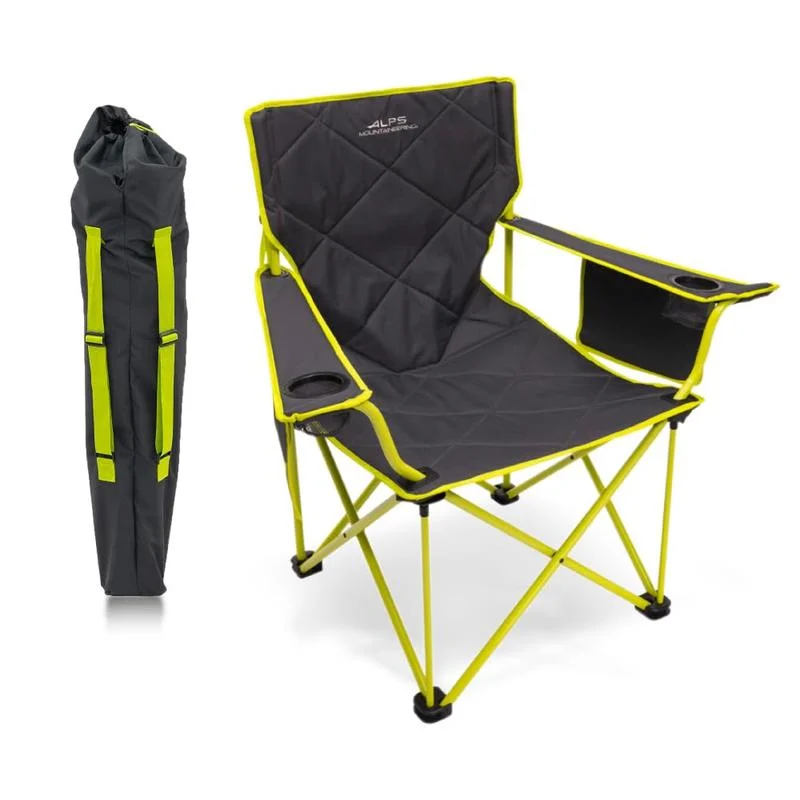 

ALPS Mountaineering King Kong Camping Chairs for Adults with Mesh Cup Holders and Pockets, Built Durable and Reliable with