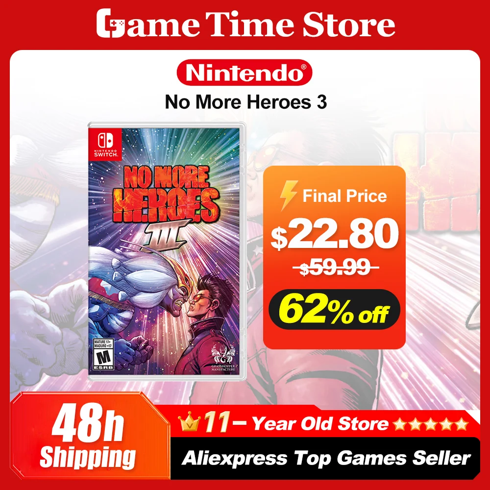 Limited Run No More Heroes Switch Price Nintendo Switch Physical