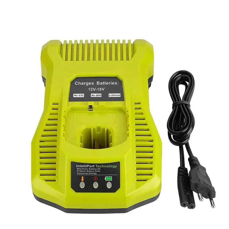 Carregador de bateria de íon de lítio para ryobi one + p102 p103 p107 p109 p104 p105 carregador de baterias 12v-18v carregador de bateria de íon de lítio