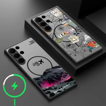 Magnetic For Magsafe Case For Samsung Galaxy S25/S24 Ultra S23 S22 Plus S21 S20 FE S26 1