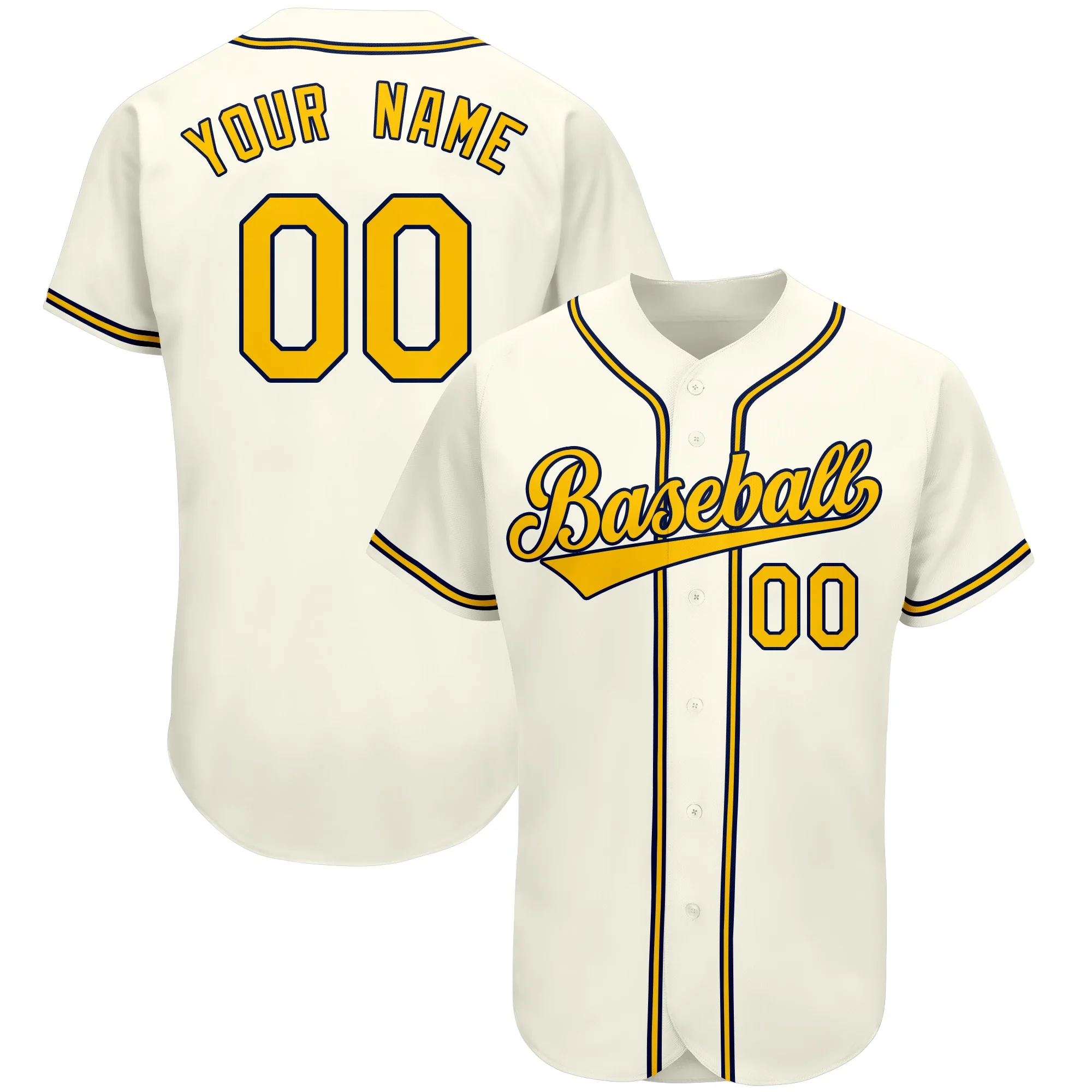 

wholesale Custom Baseball Jerseys Printing With Team Players Name Number Plus Size Shirt Softball Training Uniform Men/Women