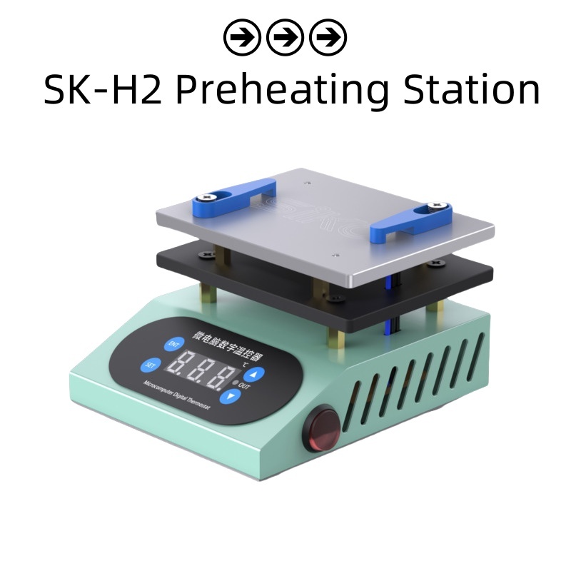 Preheating Station 10 In 1 mutifunction Layered Preheater Platform Anti-Spray Tin For iPhone X XS MAX 11 12 13 14 15 PRO MAX