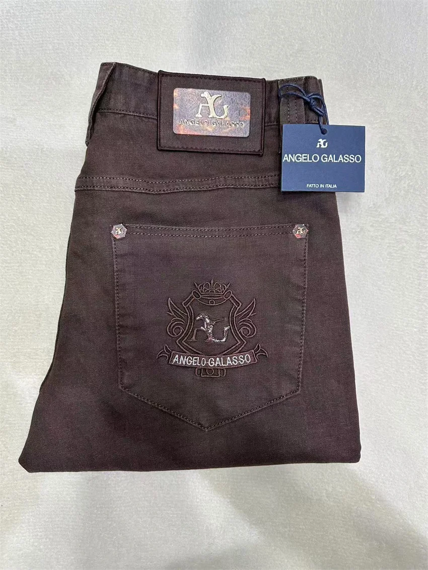 BILLIONAIRE Jeans cotton men 2025 Autumn winter new thick commerce Business elasticity brief designed gentlemansize 32-42 5