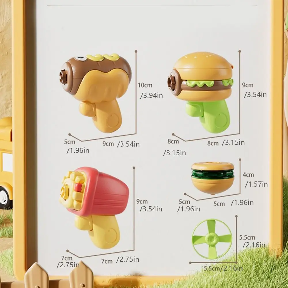 2 in 1 Gyro Flying Disc Launcher Soaring Propeller Rotating Gyro Novel Design Sport Style Kids Luminous Toy Children Play Toy