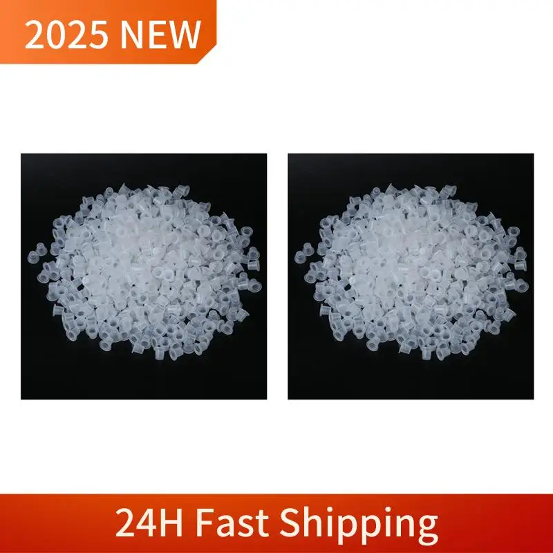 Trend 1000 Pcs 8Mm Small Tattoo Ink Cups Caps For Needle Tip Grip Power Supply Sm