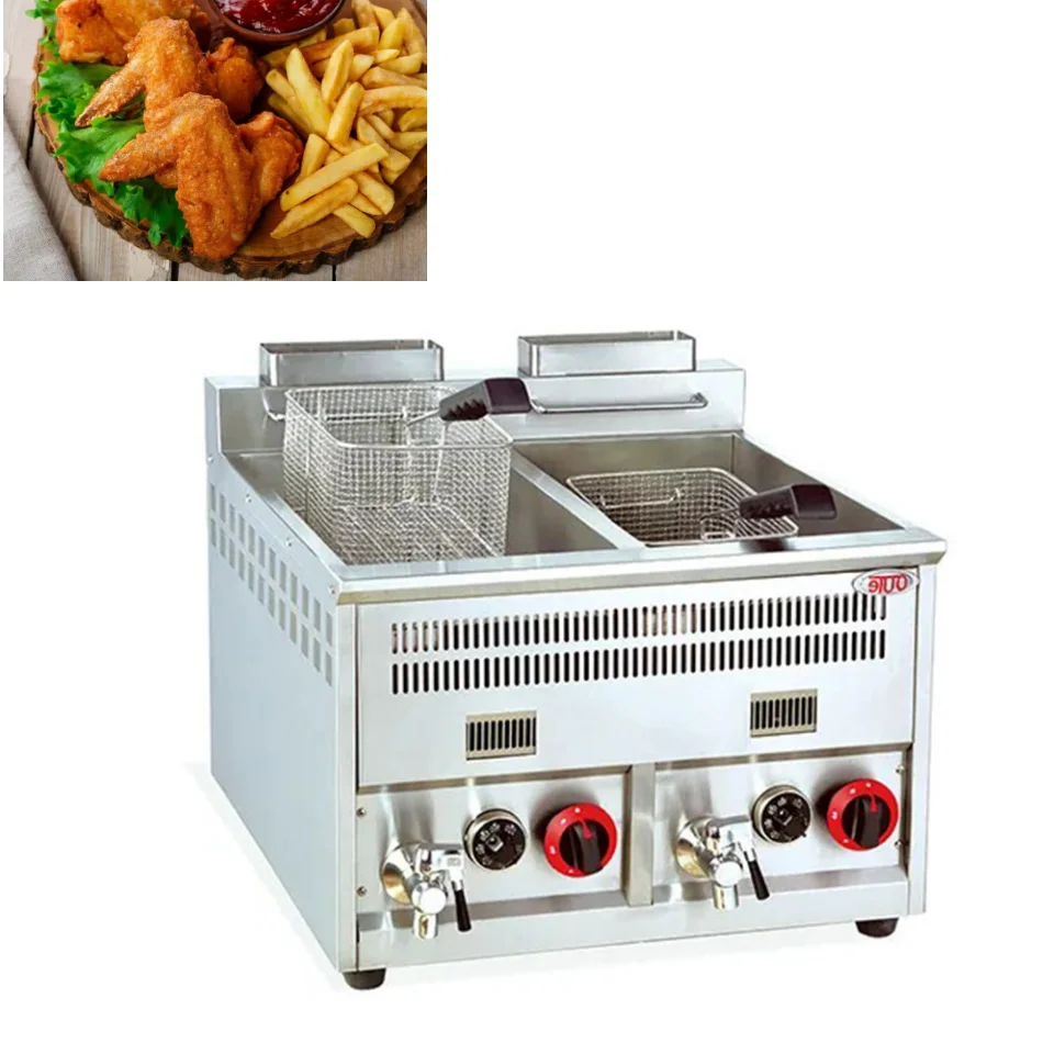 Industrial And Commercial Potato Chips Chicken Temperature Control Frying Pan Leisure Food Manufacturing Machine Frying Machine