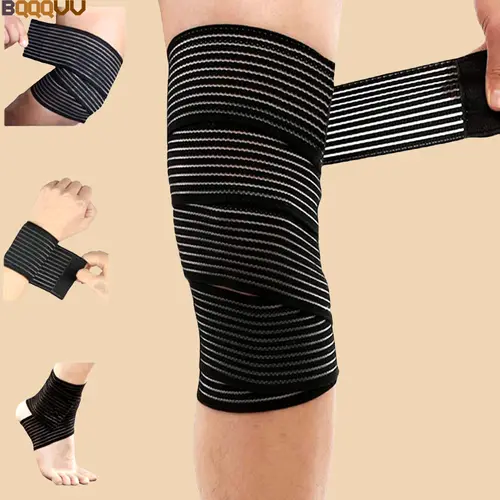 Full-Length 40-300cm Knee Elbow Support Wrap | Adjustable Strap for Sports, Gym & Fitness | Wrist Ankle Pain Relief Bandage Cuff