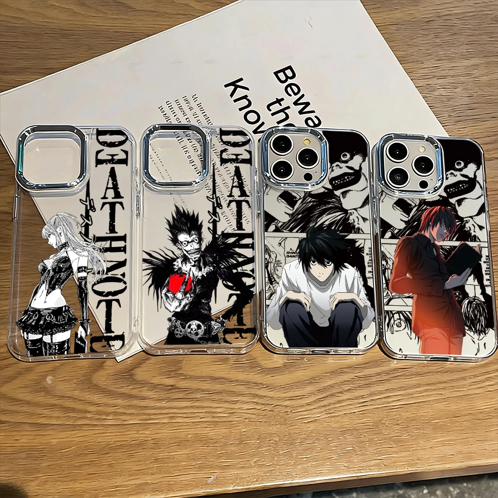 Anime Death Note Clear Phone Case Cover