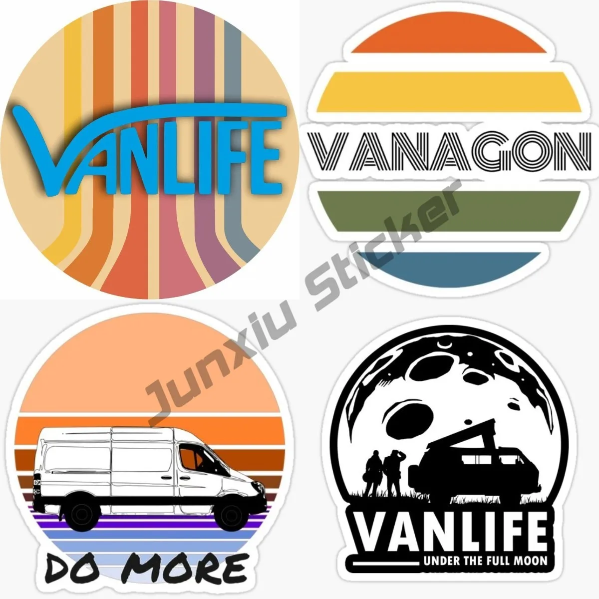 

Van Life Van Vinyl Sticker Camper camping Skate T4 T5 Van Decals bus caravan Motorcycle Camping Gps Supplies Accessories for Car