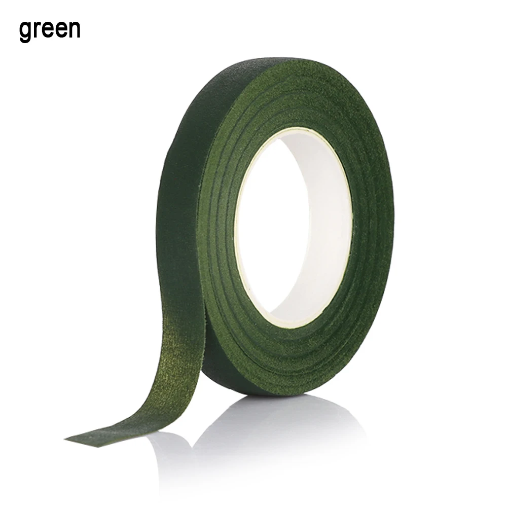 Floral Stem Tape Self-adhesive Bouquet Artificial Flower Stamen Wrapping  Green Paper Tape DIY Flower Bouquet Decoration Supplies - AliExpress