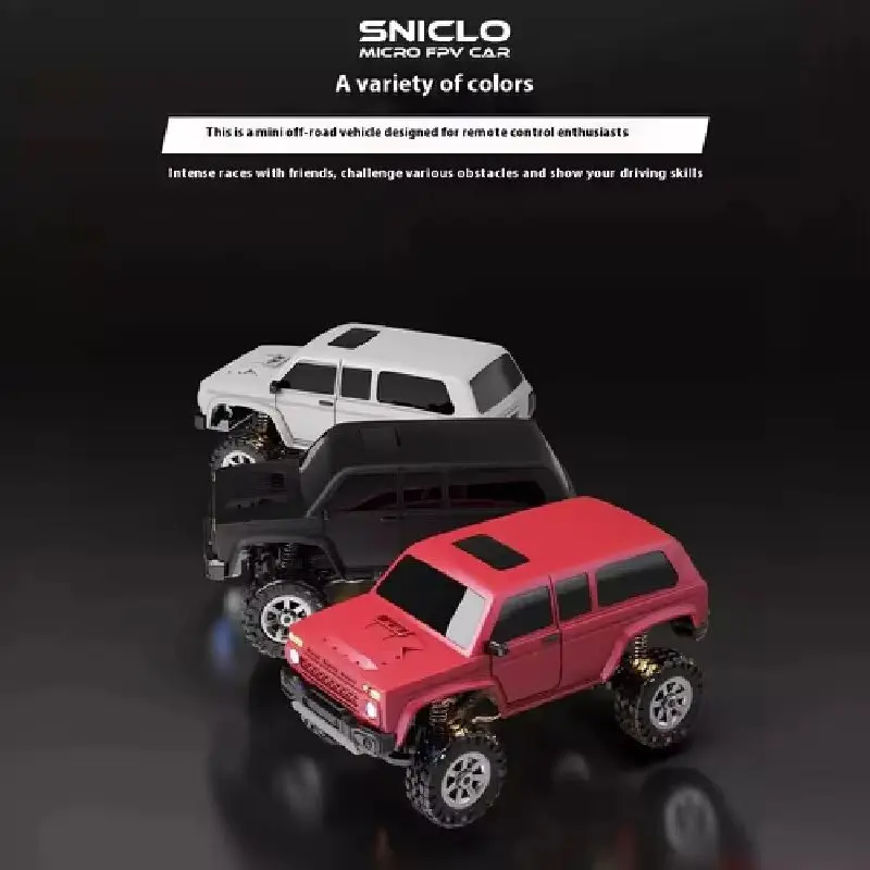 New Sniclo 1:43 Mini Simulation Climbing Fpv Remote Control Car Rc 4wd Birthday Desktop Toy Off Road Vehicle Children'S Toy Gift 2