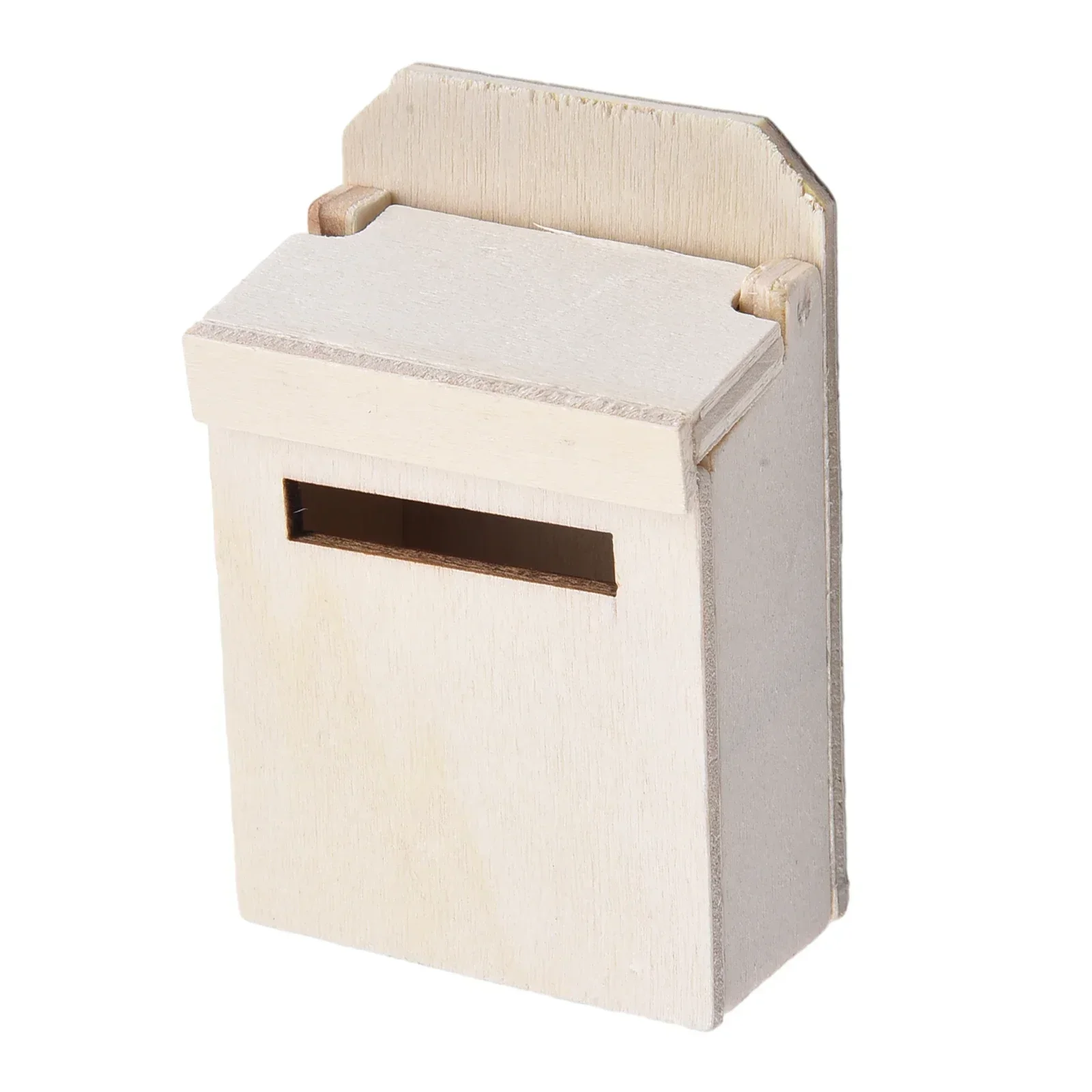 Nostalgic Miniature Wooden Flip Mailbox Model Beautifully Crafted Bring Realism And Fun To Your Miniature Setting