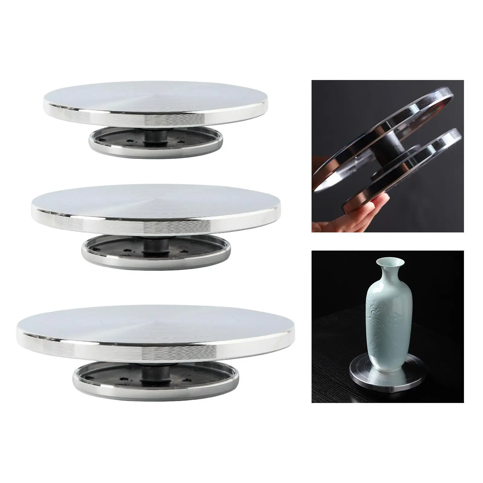 휠 알루미늄 합금 턴테이블 세라믹 도예 조각 도구 액세서리 건설 및 턴테이블 핸드