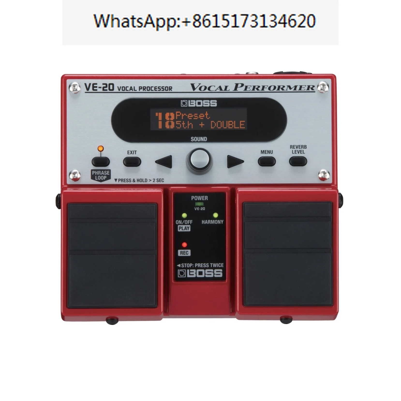 Boss Ve-20 Processore Di Effetti Per Performer Vocale Pedale Per Chitarra Gemellare Pedale Per Chitarra Stompbox (Ve-20)
