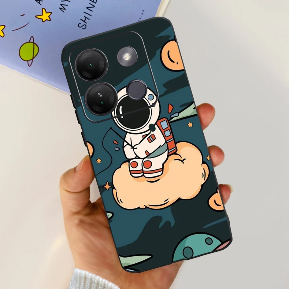 Stylish Patterned Soft Silicone Phone Back Cover