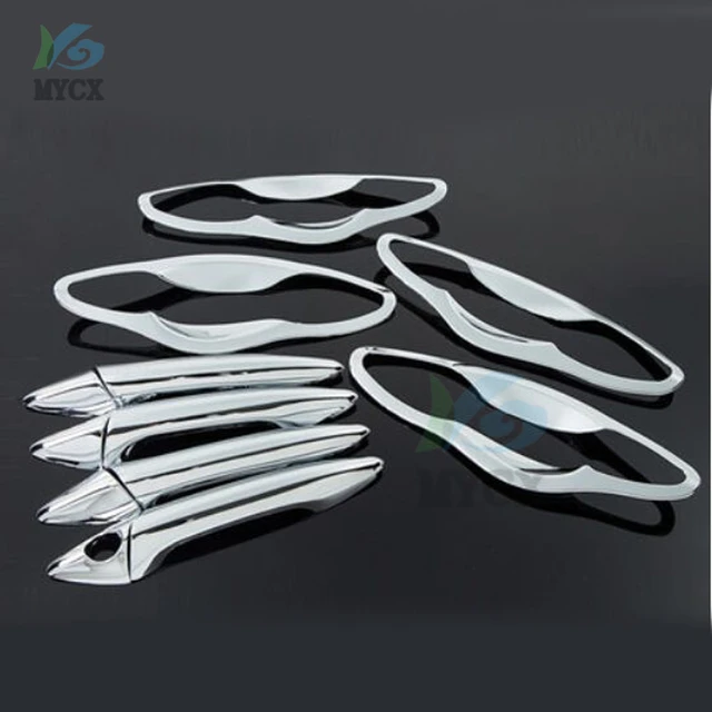 New Chrome Car Door Handle Cover + Cup Bowl Trim For Hyundai i30