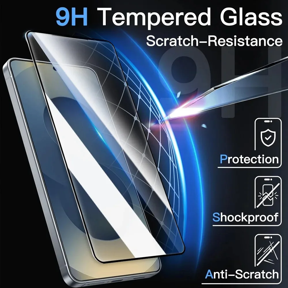 Premium Privacy & HD Clear Screen Protector - Easy Install 9H Tempered Glass Film Kit