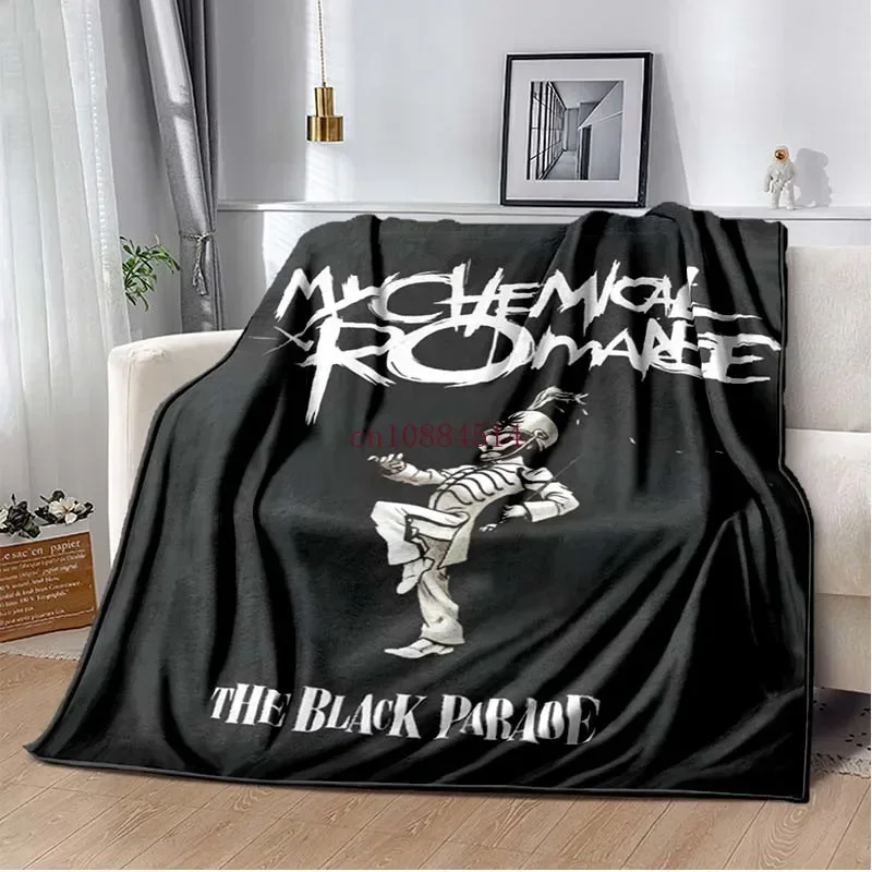 My C-Chemical R-Romance Band Printed Blankets,Kid's Baby Throw Blanket,for Bedroom Living Room Sofa Bed Car, Brithday Gift 2