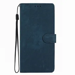 Sleek Protective Phone Case with Card Slot and Minimalist Design - P40 (Blue)