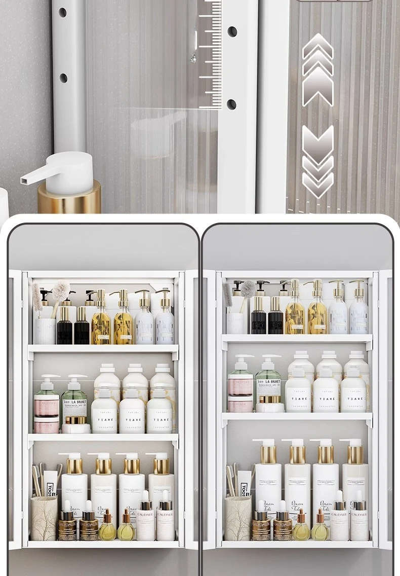 Wall Cabinet Kitchen Organizer Toilet Bathroom Closet Partitions Shelves Storage Shelves Cabinets Trendy Furniture Decorations