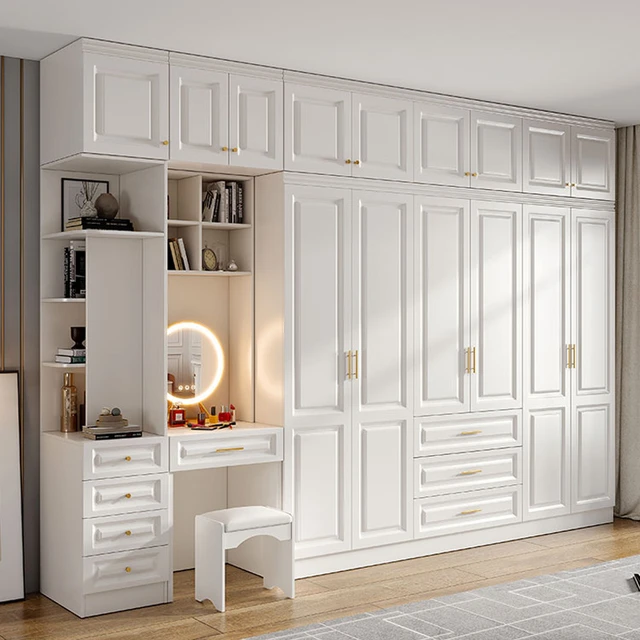 1pc Armoire Simple Avec Tiroirs, Armoire En Tissu De Chambre À Coucher De  Ménage, Armoire De Rangement En Tube D'acier Simple Moderne De Location  Renforcée Pour Dortoir Vêtements Suspendus, Organisation Et Rangement