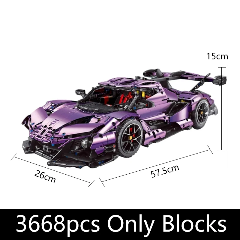 3668pcs only blocks