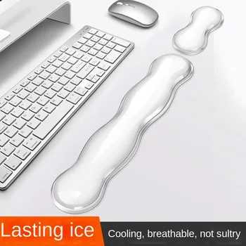 Ergonomic Mouse Pad & Keyboard Wrist Rest Set – Anti-Slip Silicone