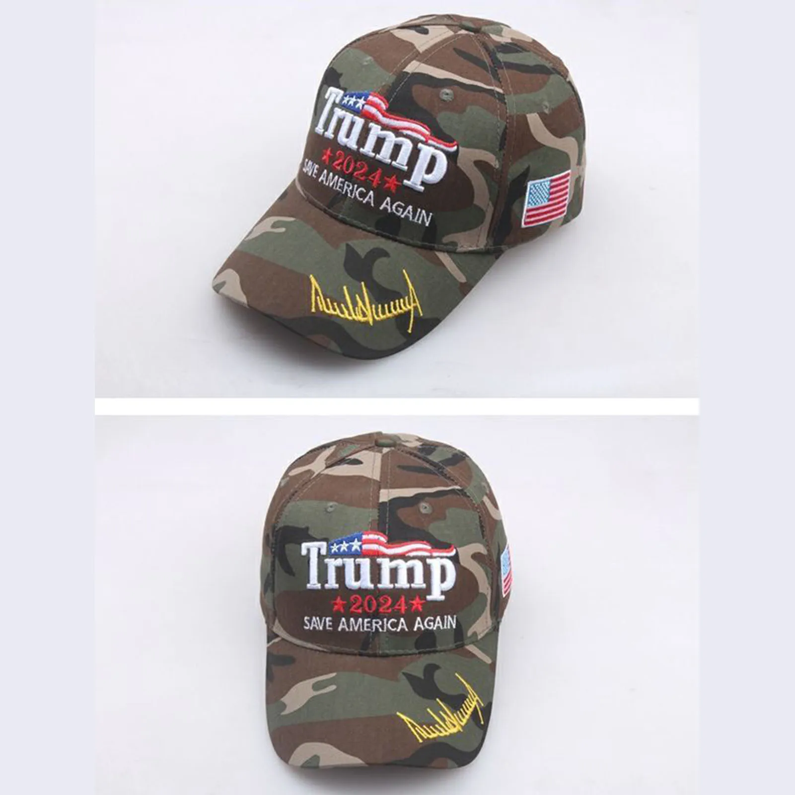 Yoga Baseball Hats Donald Trump Cap USA Baseball Cap Keep America Great Rebound President Hat Embroidery Unisex Sunshade Hat