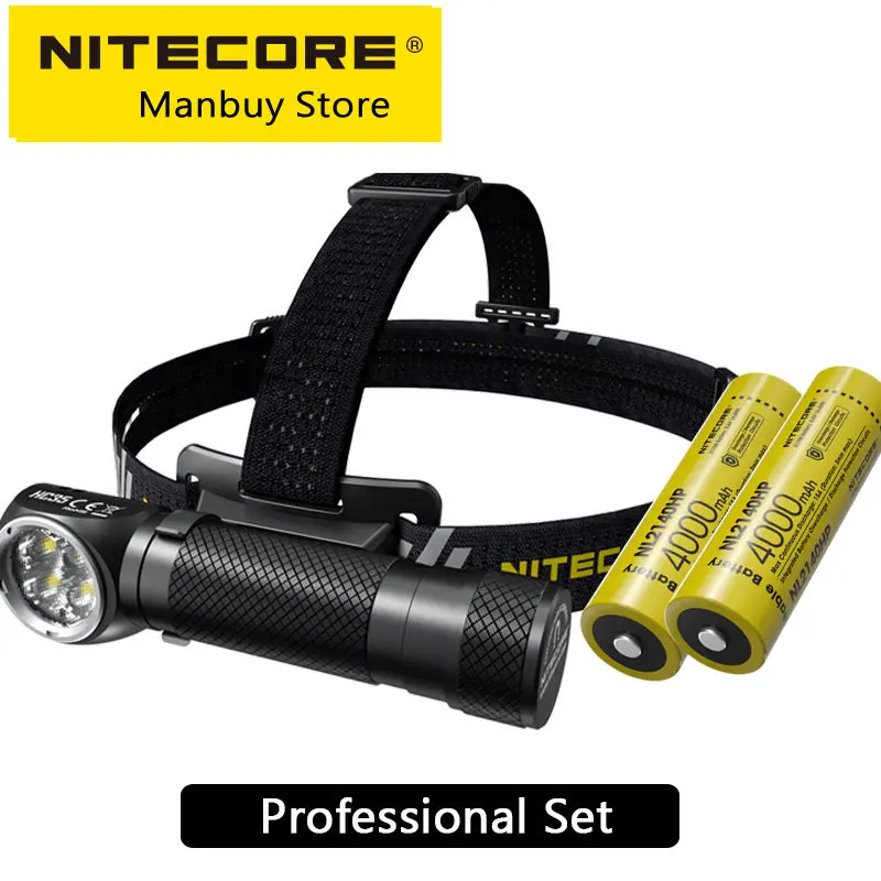 

Nitecore HC35 2700 Lumens USB Rechargeable Flashlight L-shpe HeadlampMetal Magnetic Headlight Searchlight 21700 4000mAh Battery