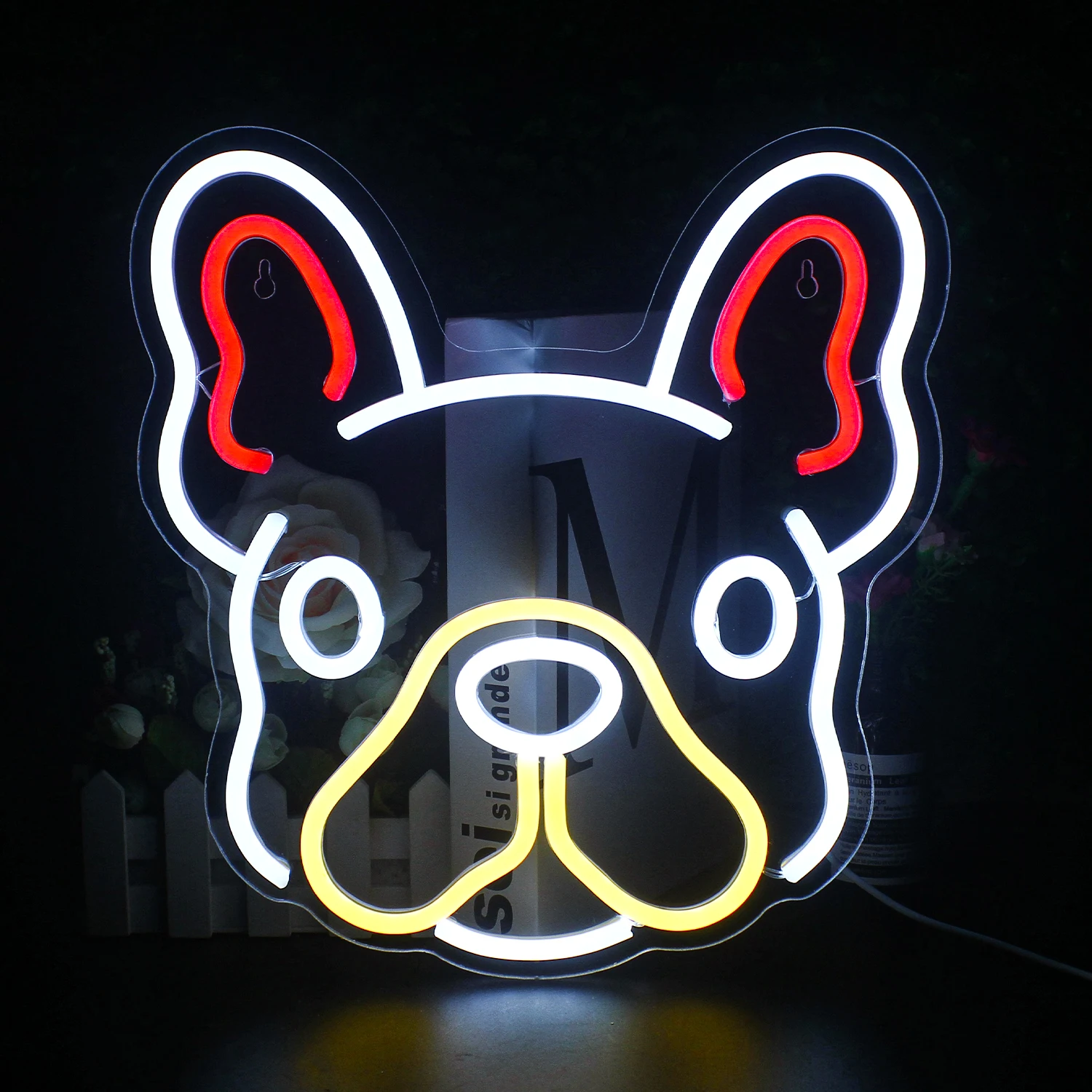 Luminous Sign Neon Dog Acrylic Business Wall Neon Sign Light Usb Neon Led Sign Cute Neon