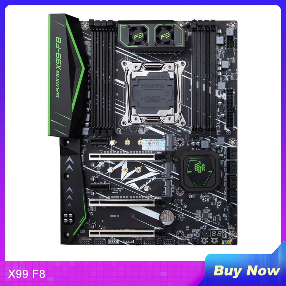 Nuovo X99 F8 Per Huananzhi Gaming Motherboard C612 8 * Ddr4 Lga20 11-3 256Gb Supporto E5 V3/V4 Cpu X99