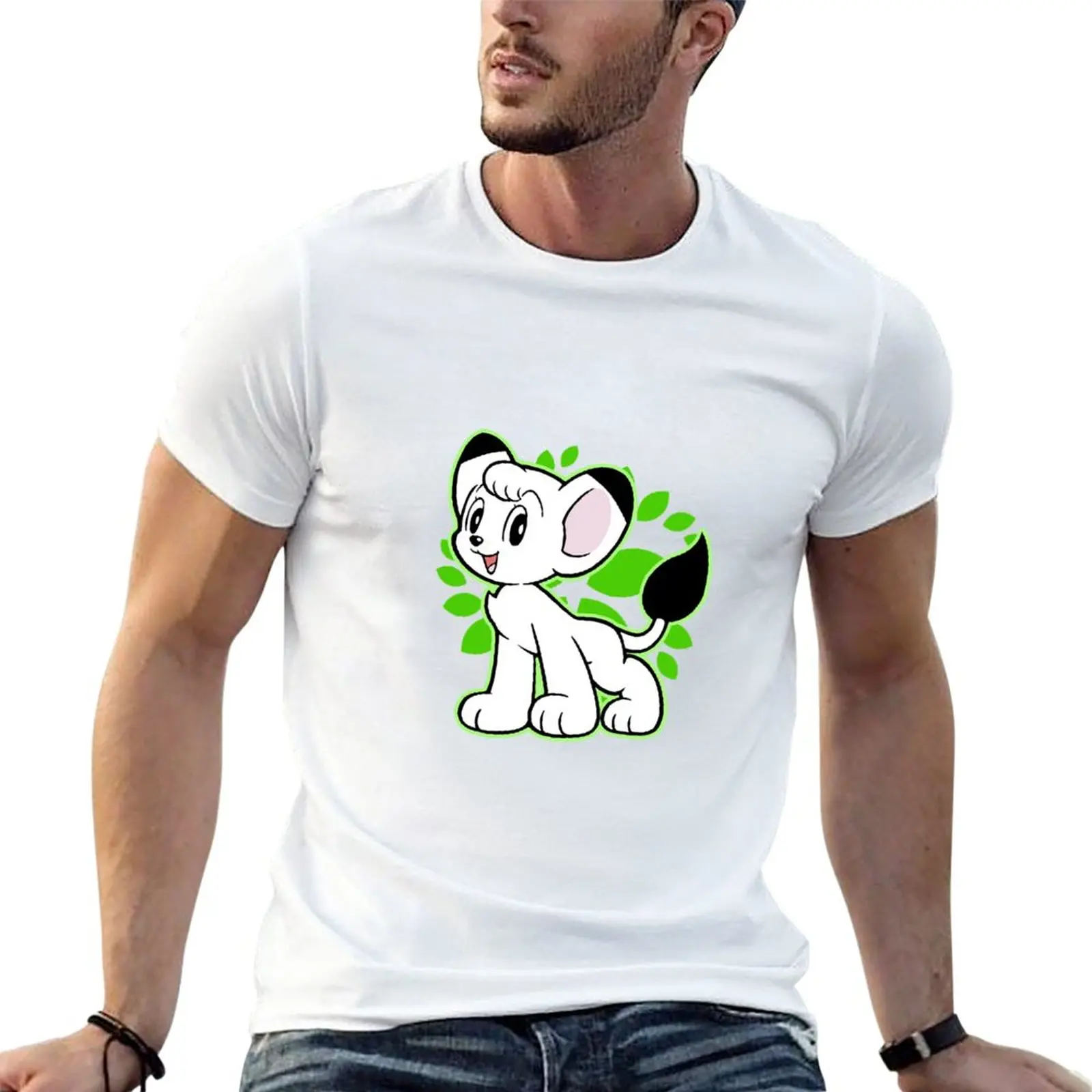 

New White Lion T-Shirt black t shirt summer clothes men graphic t shirts