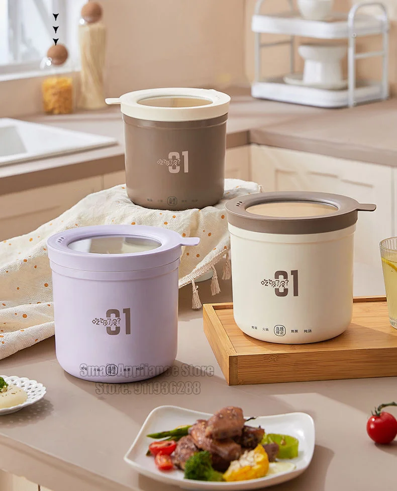 Description Picture 4 of itemElectric Hot Pot Cooker Multicooker Hotpot Stew Heating Eggs Soup Pan Noodles Steamer Rice Cookers Cooking Pot