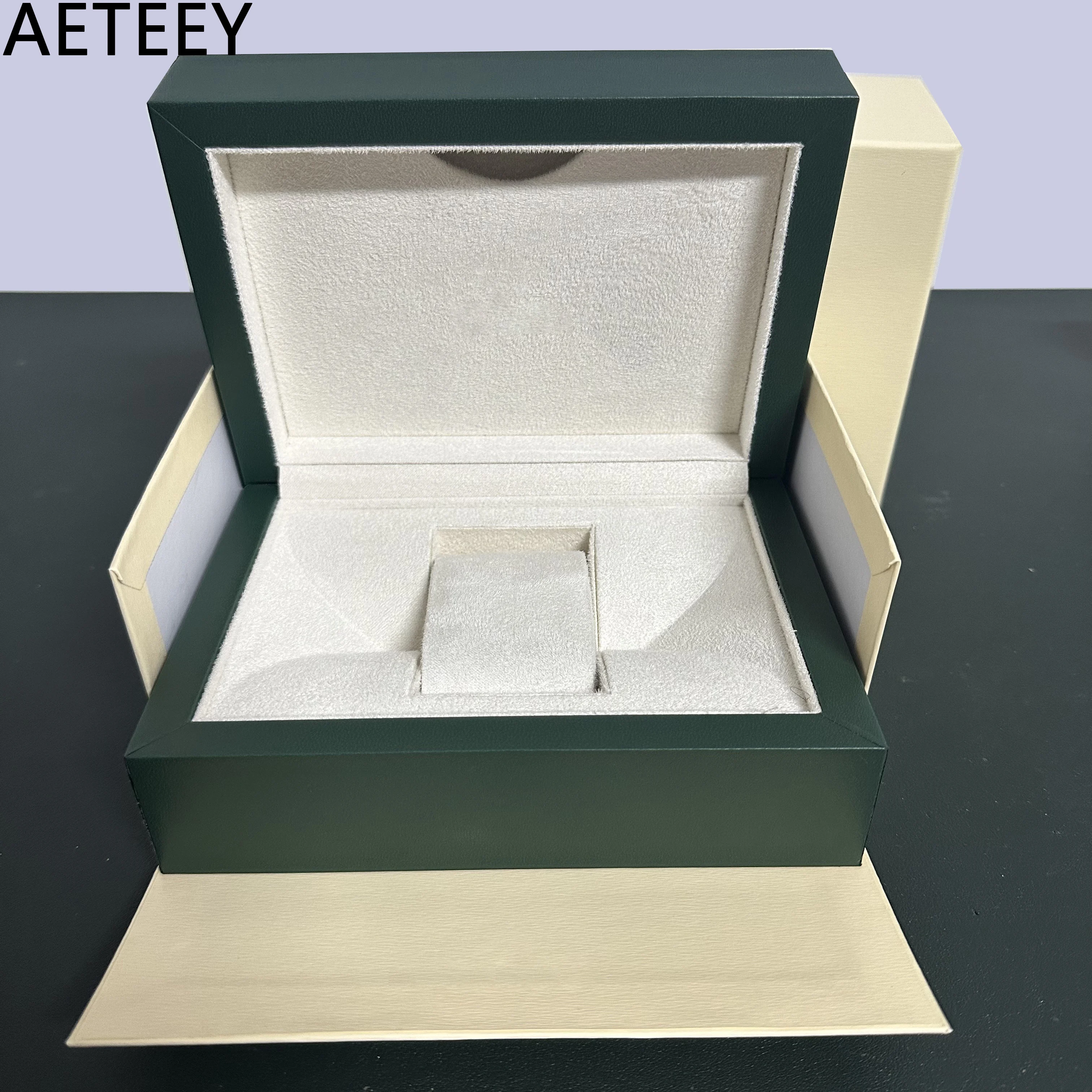 

Green Watch Box with Original Wooden Gift, Luxury Brand, Paper Card Can Customization, AAA Watche, Factory Supplier, B Quality