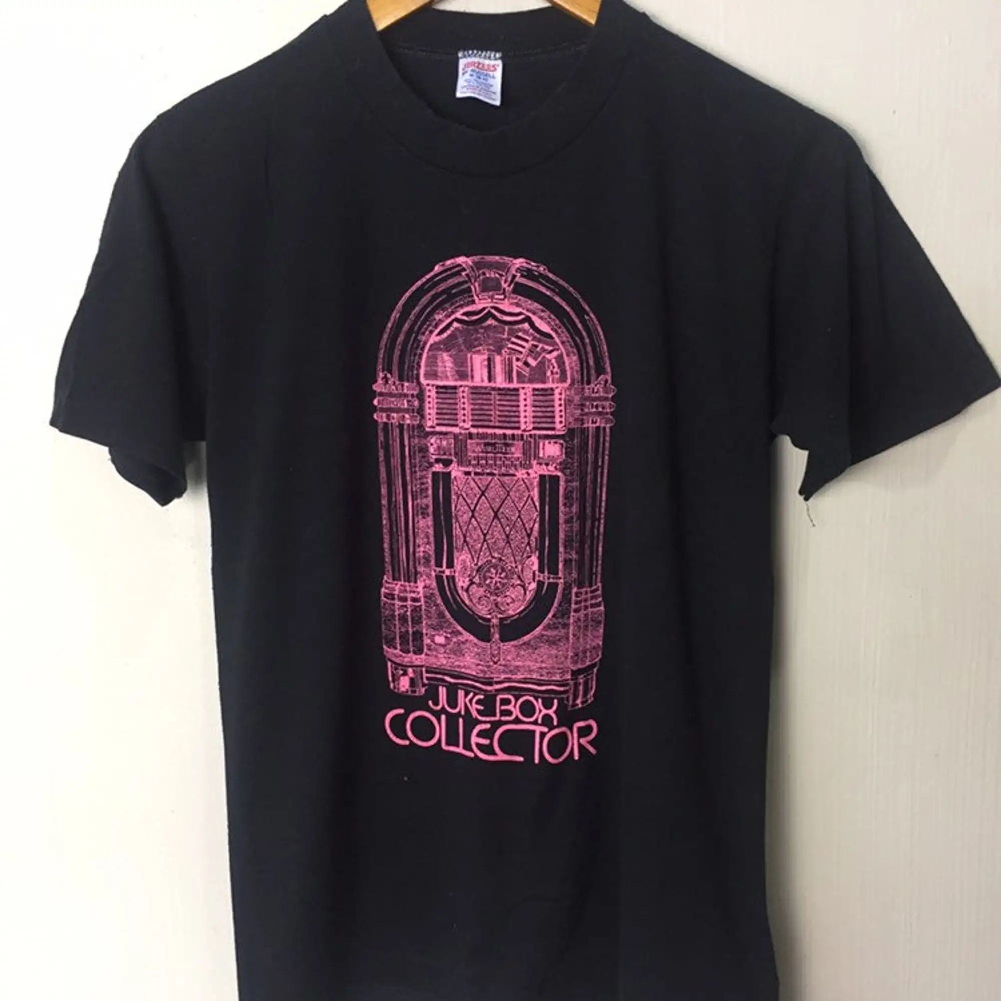 Maglietta Vintage Da Collezione Jukebox Anni '90 Di Medie Dimensioni Maniche Lunghe O Corte