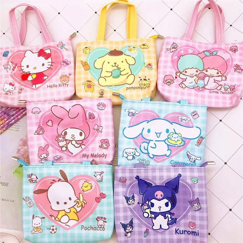 Sanrio Kuromi Plush Backpack Ins Kawaii Onpompurin Shoulder Bags Girl Hello  Kitty Travel Messenger Bag Cartoon Bag Holiday Gift - AliExpress