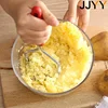 Heavy Duty Potato Masher for Smooth Puree - Kitchen Crusher Tool for Potatoes, Fruits & Vegetables - Easy to Use & Clean 5